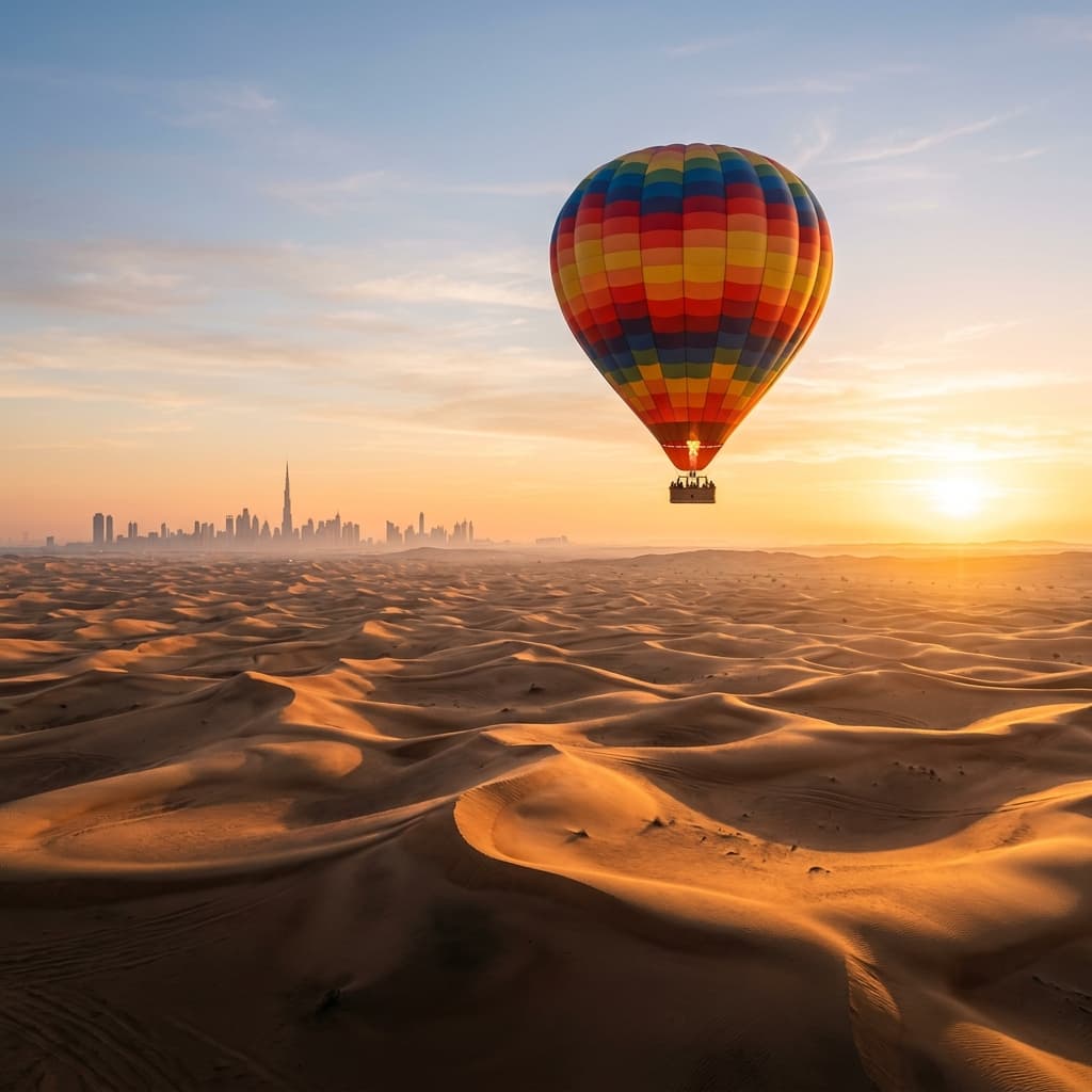 Hot Air Balloon Dubai: A Breathtaking Sunrise Experience Over the Desert