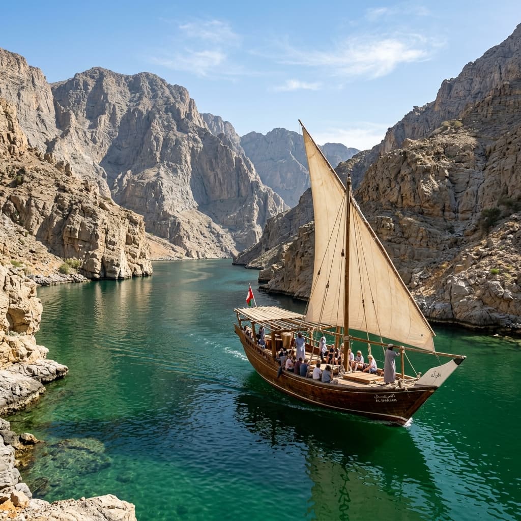 Musandam Dibba Day Trip: Cruise Through Oman's Dramatic Fjords from Dubai