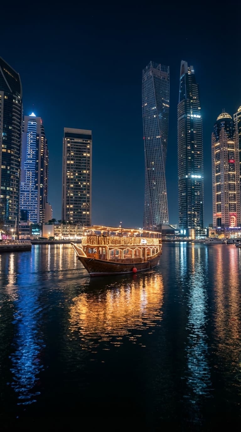 Dhow Cruise Marina + Dinner Buffet