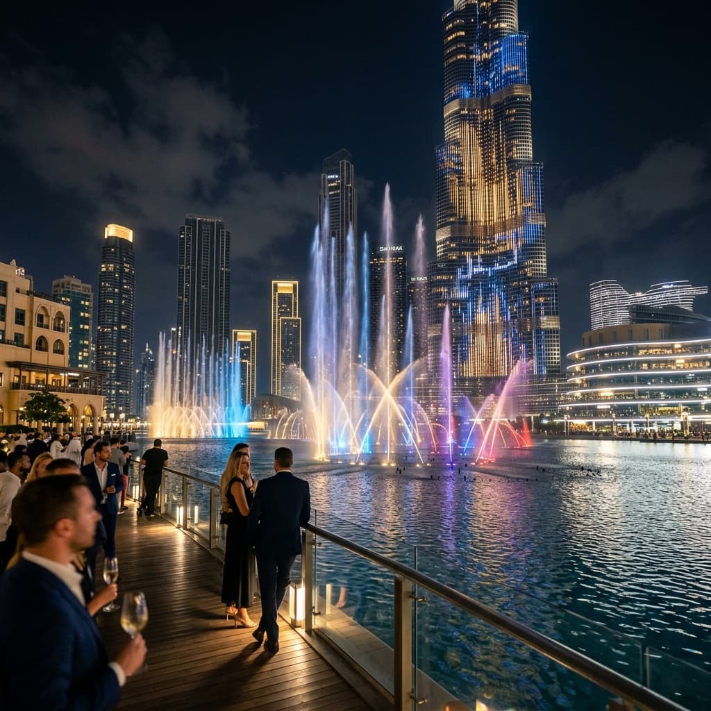 Dubai Fountain — VIP Boardwalk